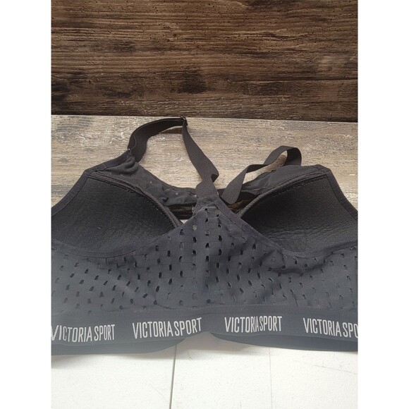 Victoria Secret Sport Bra 36D Lightweight Keyhole Front Wire Free Racerback - Picture 2 of 4